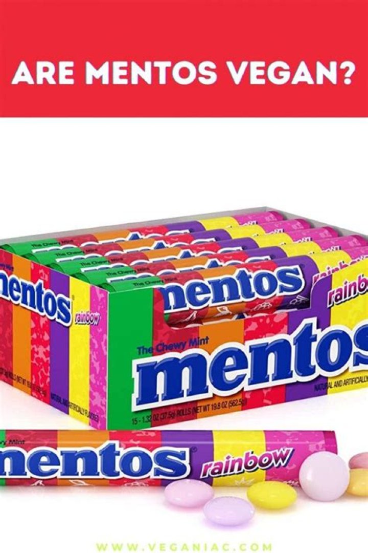 Are fruit Mentos vegan?