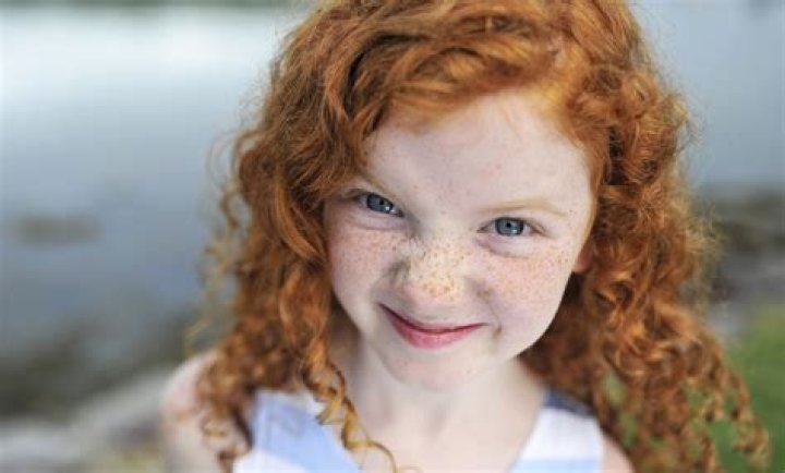 Are redheads rare with blue eyes?