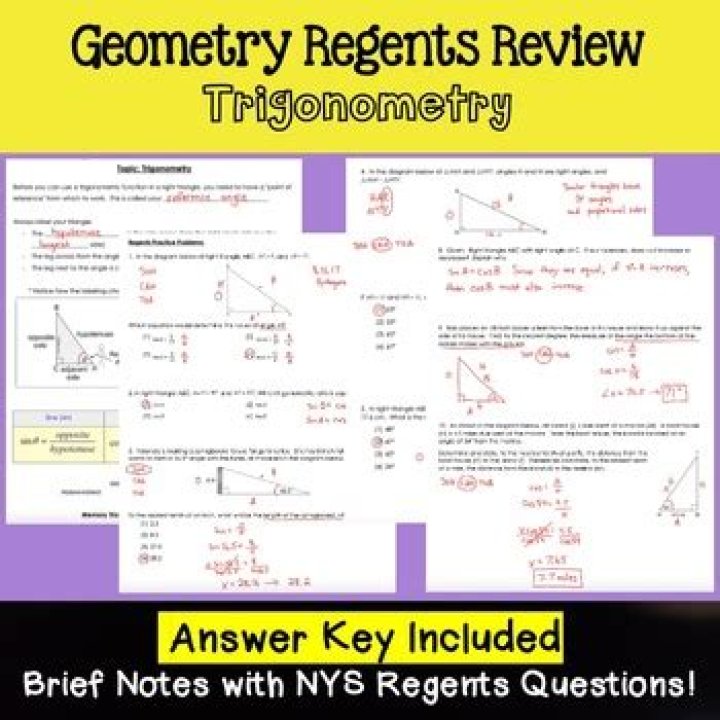 Are there geometry Regents?