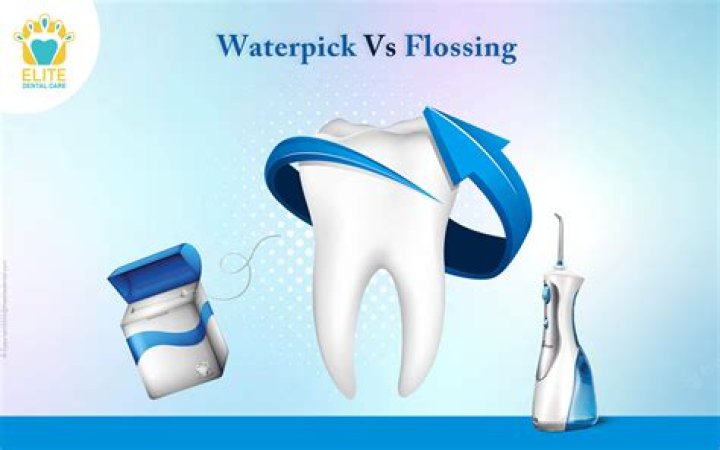 Are water picks better than flossing?