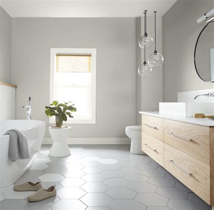 Are white bathrooms out of style?