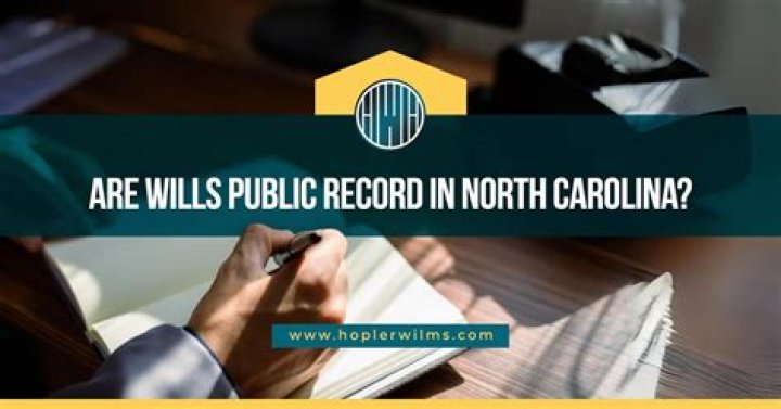 Are wills public record in Wisconsin?