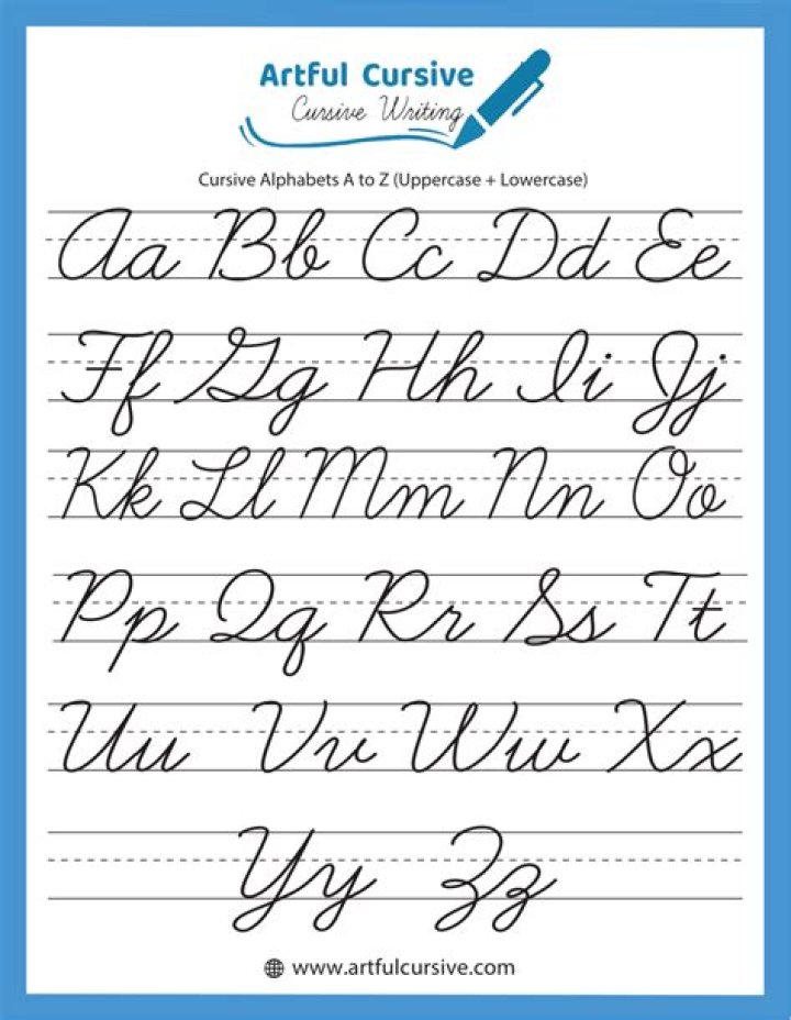 At what age should cursive writing be taught?