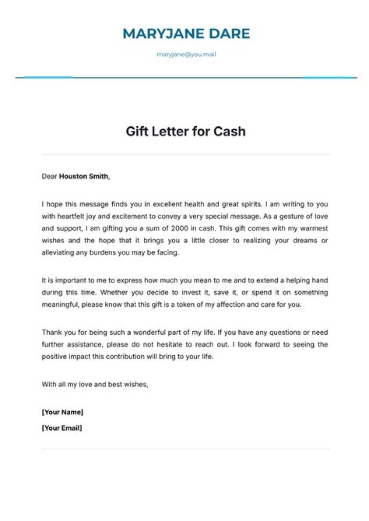 Can a house be given as a gift?