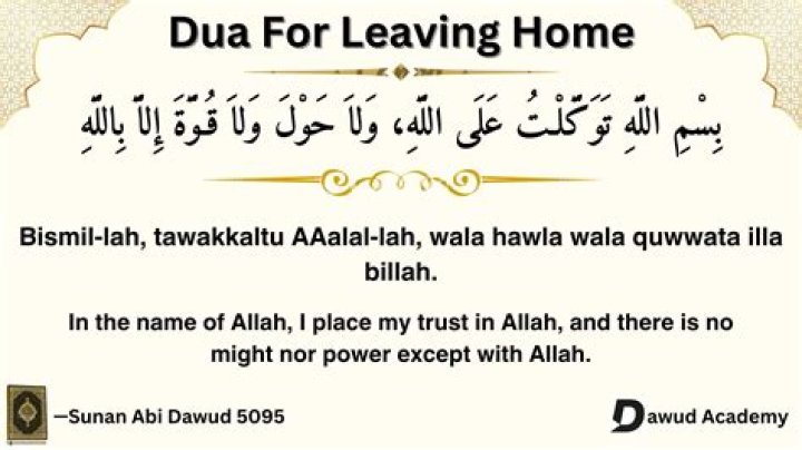 Can a widow leave her house in Islam?