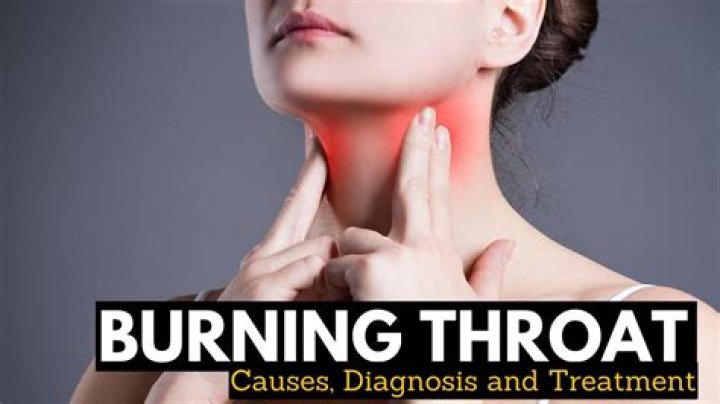 Can anxiety cause burning throat?