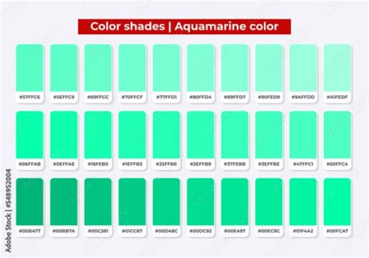 Can aquamarine be green?