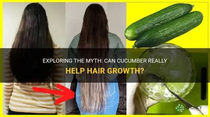 Can cucumber grow your hair?