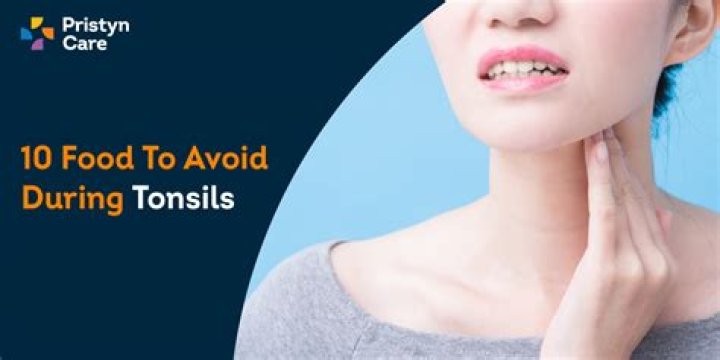 Can food get stuck in your tonsils?