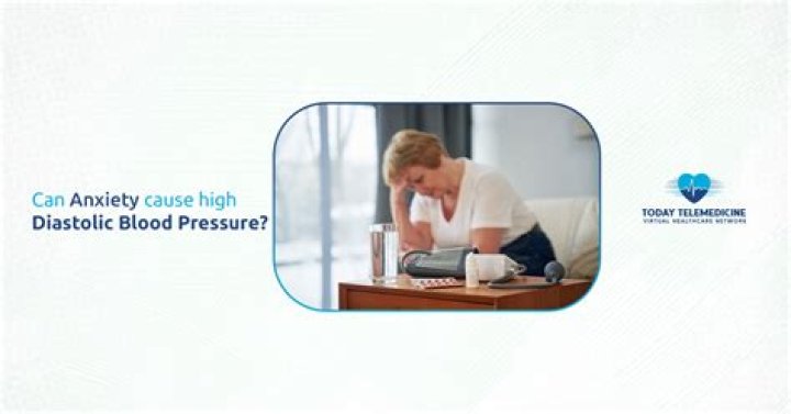 Can high diastolic cause anxiety?