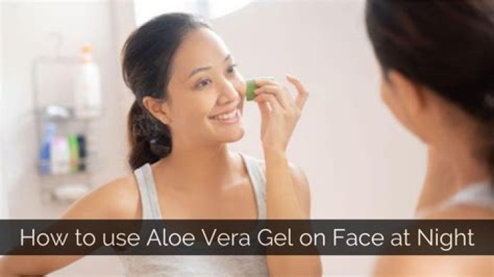 Can I apply aloe vera gel on face overnight daily?