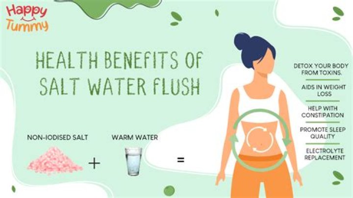 Can I do a salt water flush while breastfeeding?