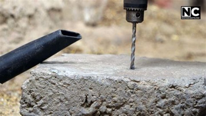 Can I drill into basement concrete wall?