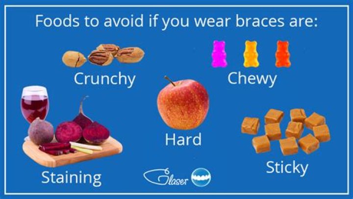 Can I eat bacon with braces?