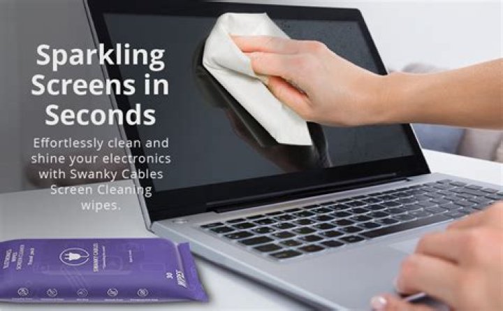 Can I use wipes to clean my laptop screen?