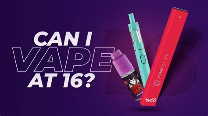 Can I vape at 16?