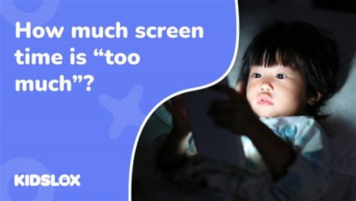 Can kids go cross-eyed from too much screen time?