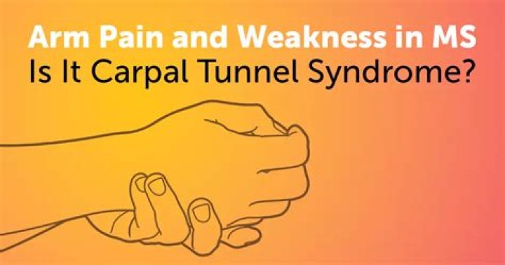 Can MS cause hand and arm pain?