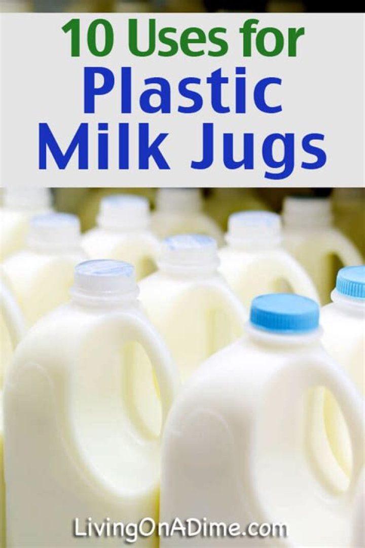 Can plastic milk jugs be recycled?