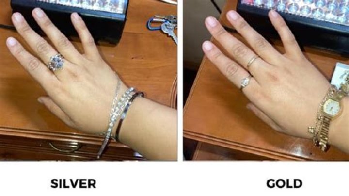 Can real gold look silver?