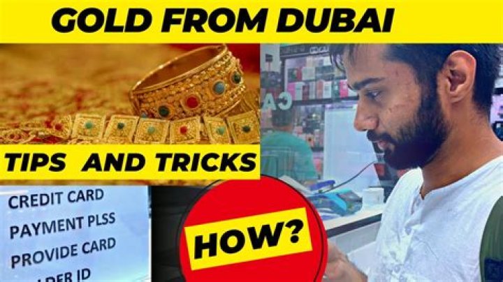 Can we take gold from Dubai to India?