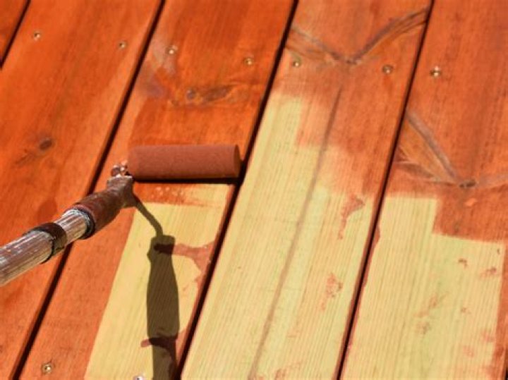 Can you apply deck stain with a roller?