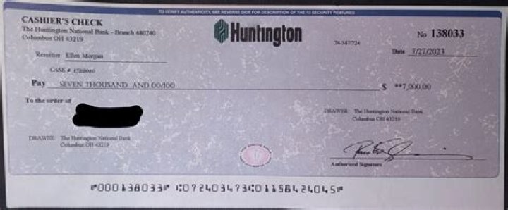 Can you cash a cashier's check with a picture?