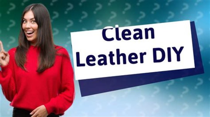 Can you clean leather with soap and water?