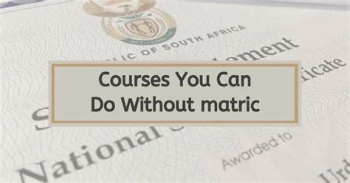 Can you do teaching without matric?