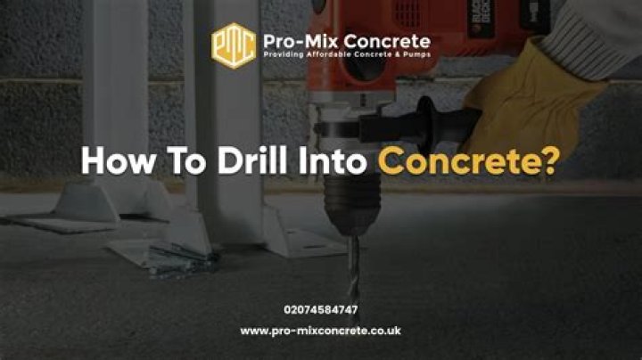 Can you drill concrete with a regular drill?