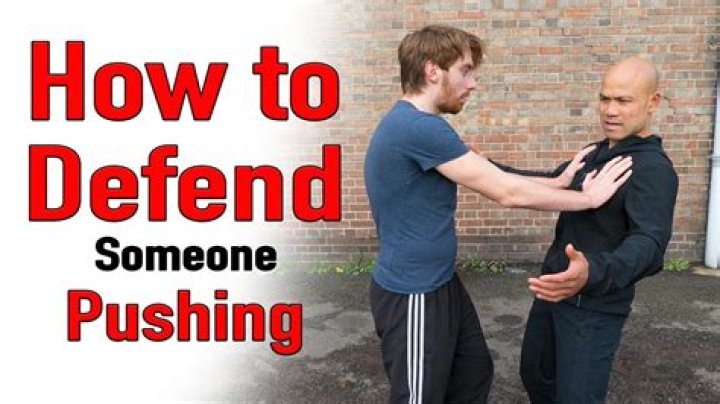 Can you fight someone if they push you?