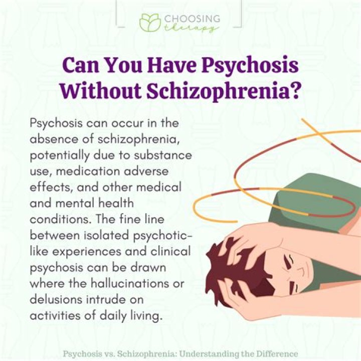 Can you have psychosis without schizophrenia?