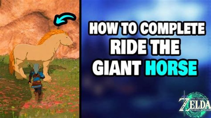 Can you keep the giant horse in Botw?