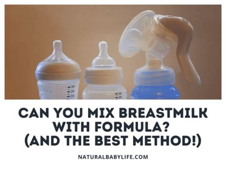 Can you mix breast milk?