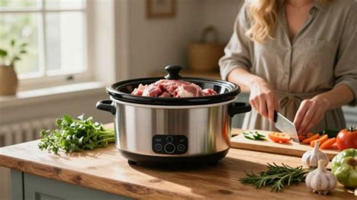 Can you put raw meat in a slow cooker?