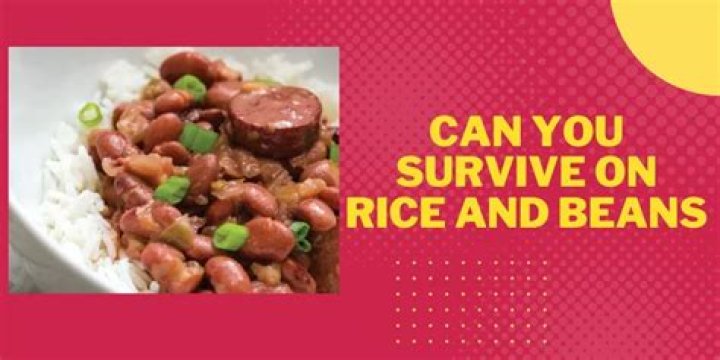 Can you survive on rice?