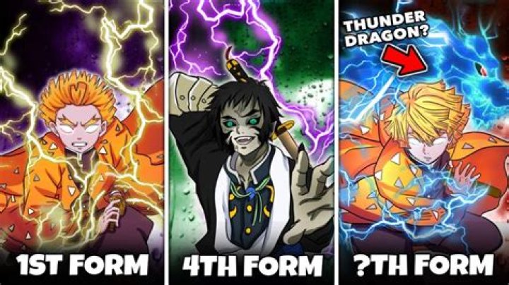 Can Zenitsu use all Thunder forms?