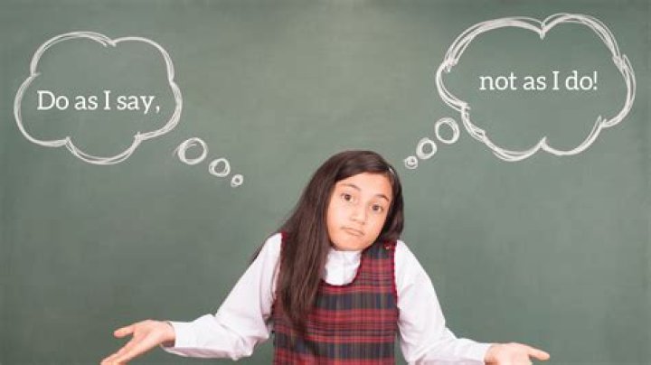 Do as I say parenting?