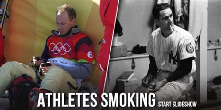 Do athletes smoke cigarettes?
