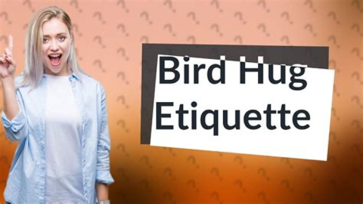 Do birds like being hugged?