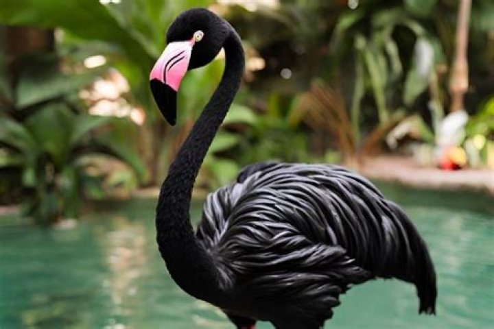 Do black flamingos exist?