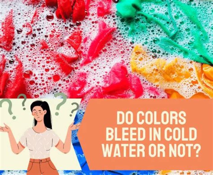 Do colors bleed in cold water?