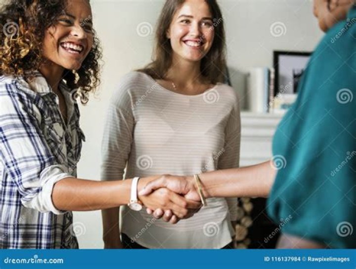 Do ladies shake hands?