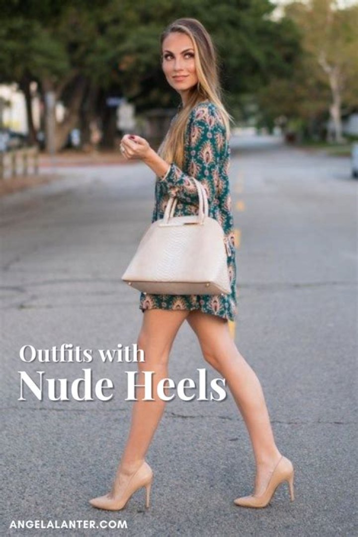 Do nude heels go anything?