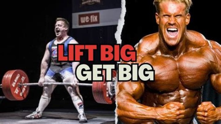 Do you need to lift heavy to get big?