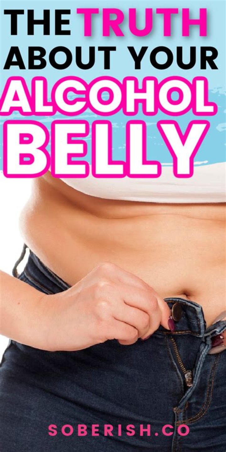 Does alcohol cause flabby belly?