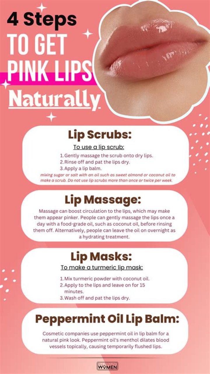 Does aloe vera gel make lips pink?