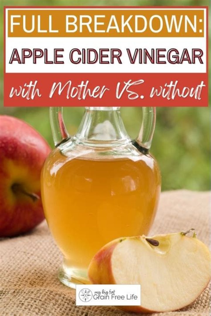 Does apple cider vinegar with the mother make you poop?