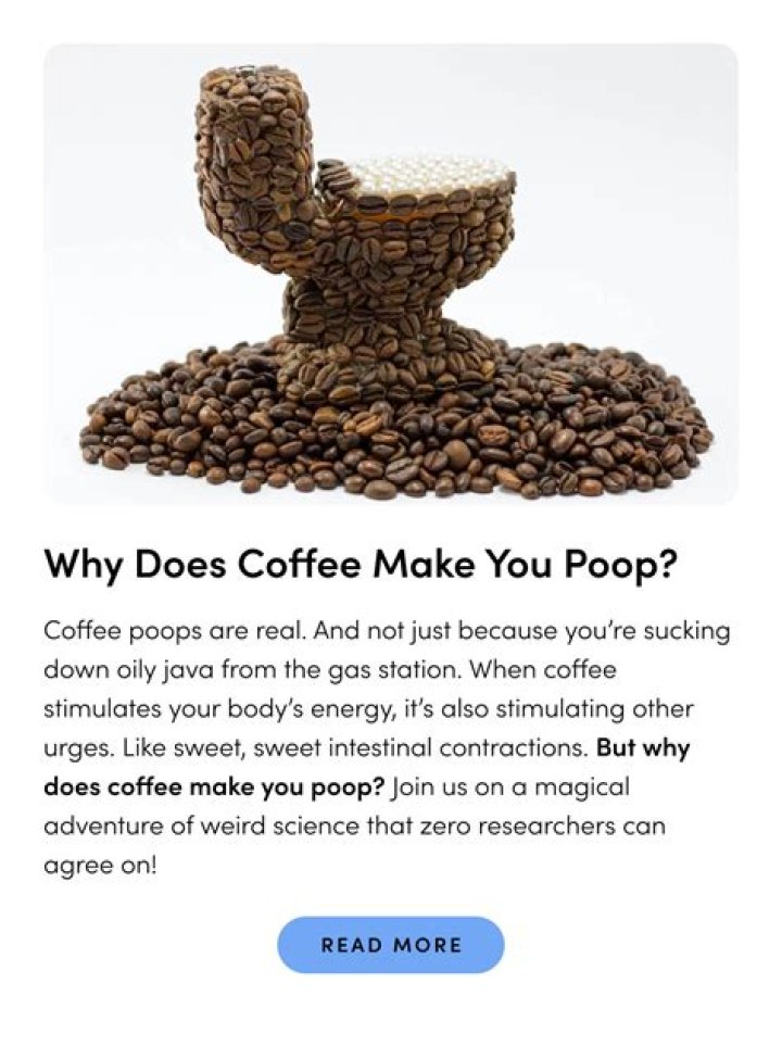 Does coffee make you age?
