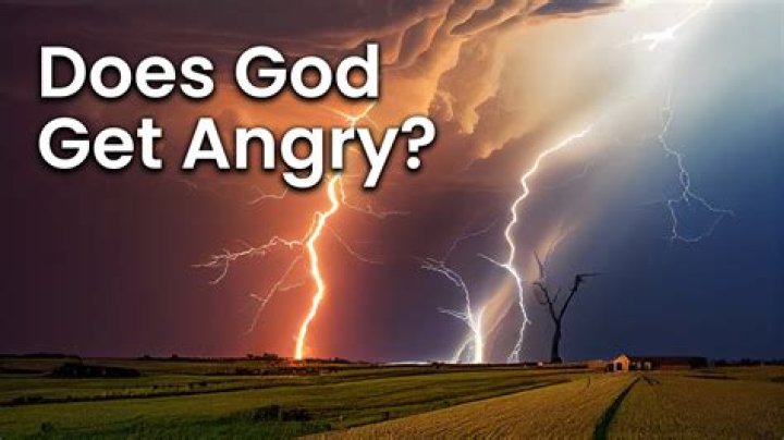 Does God get angry?